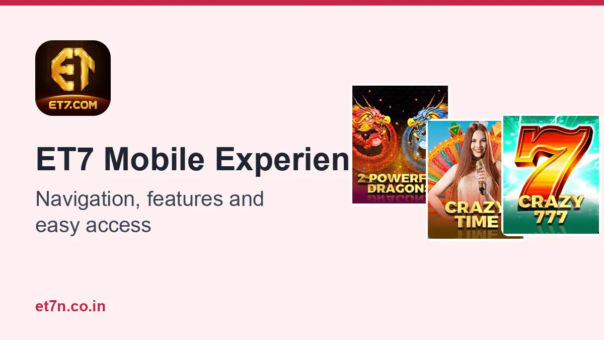 ET7 mobile experience cover showing a phone held in one hand