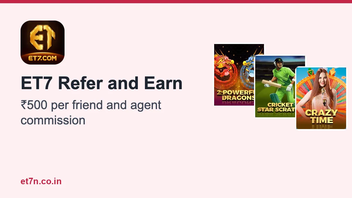ET7 refer and earn guide cover with friends sharing an invite link